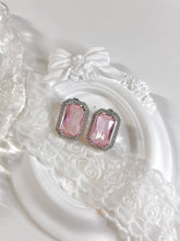 Pink Vintage Stud Earrings