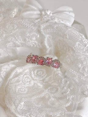 Luxury Vintage Pink Heart Ring V2