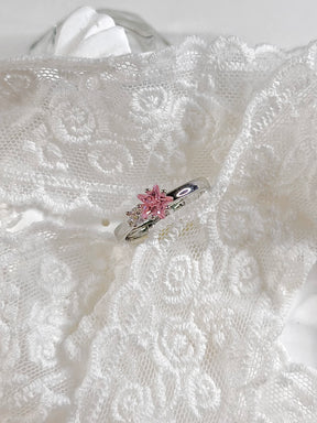 Luxury Vintage Pink Star Ring