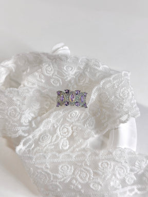 Luxury Vintage Purple Engagement Ring