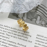 Vintage Gold Shell Ring