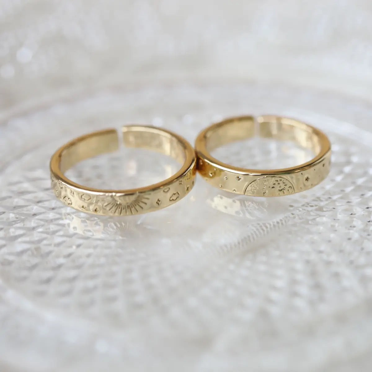 Vintage Gold Couple Rings