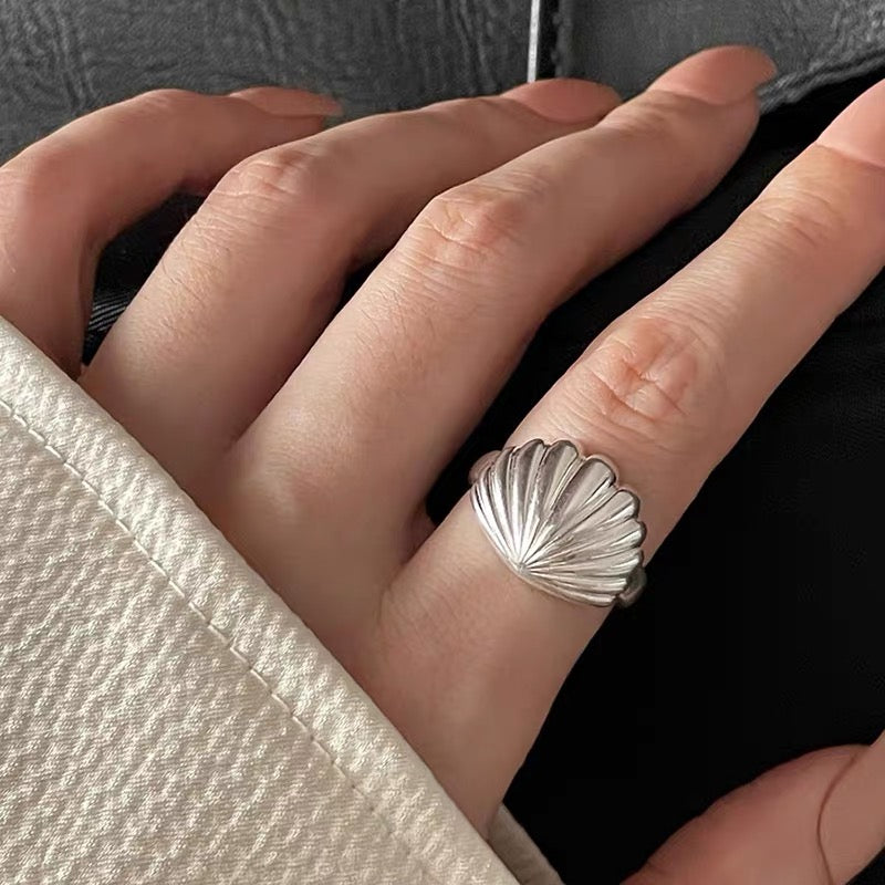 Silver Shell Ring