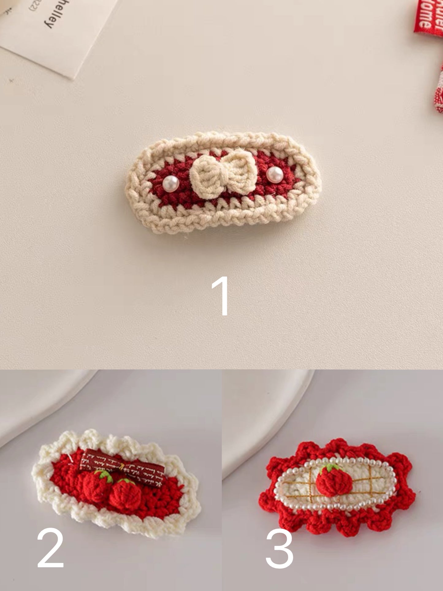 Cute Crochet Hair Clip 3