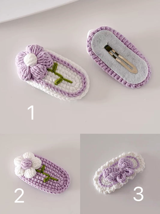 Cute Crochet Hair Clip 5