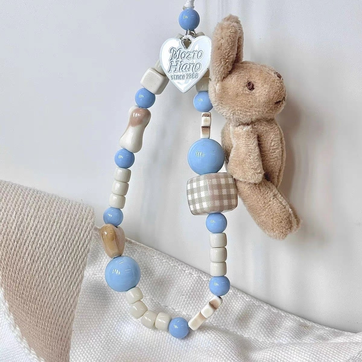 Rabbit Blue/White CCD/PhoneCharm