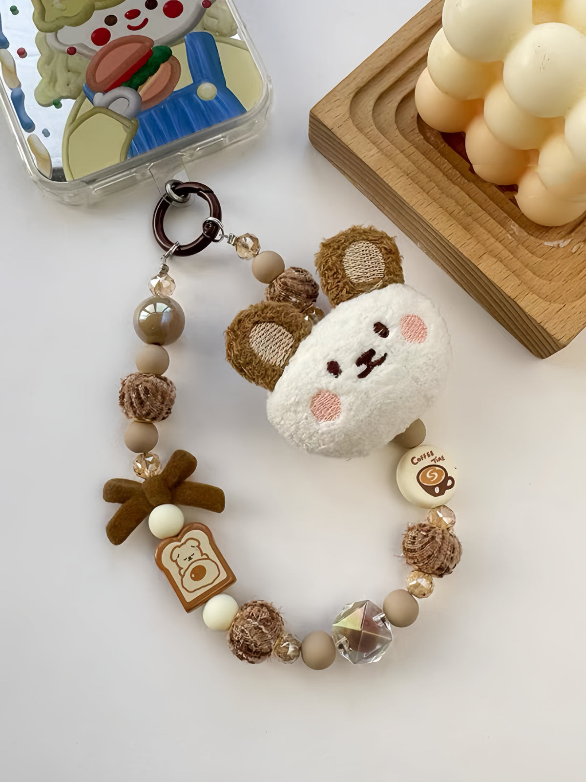 Cute Bear Phone Charm