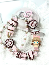 Unique Artistic Creation! Hand-Painted Beads Cute Phone Charm/Key Charm P29