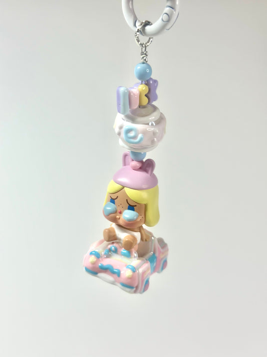 Unique Artistic Creation! Hand-Painted Beads Cute Phone Charm/Key Charm P15