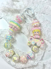 Unique Artistic Creation! Hand-Painted Beads Cute Phone Charm/Key Charm P20