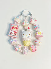 Unique Artistic Creation! Hand-Painted Beads Cute Phone Charm/Key Charm P38