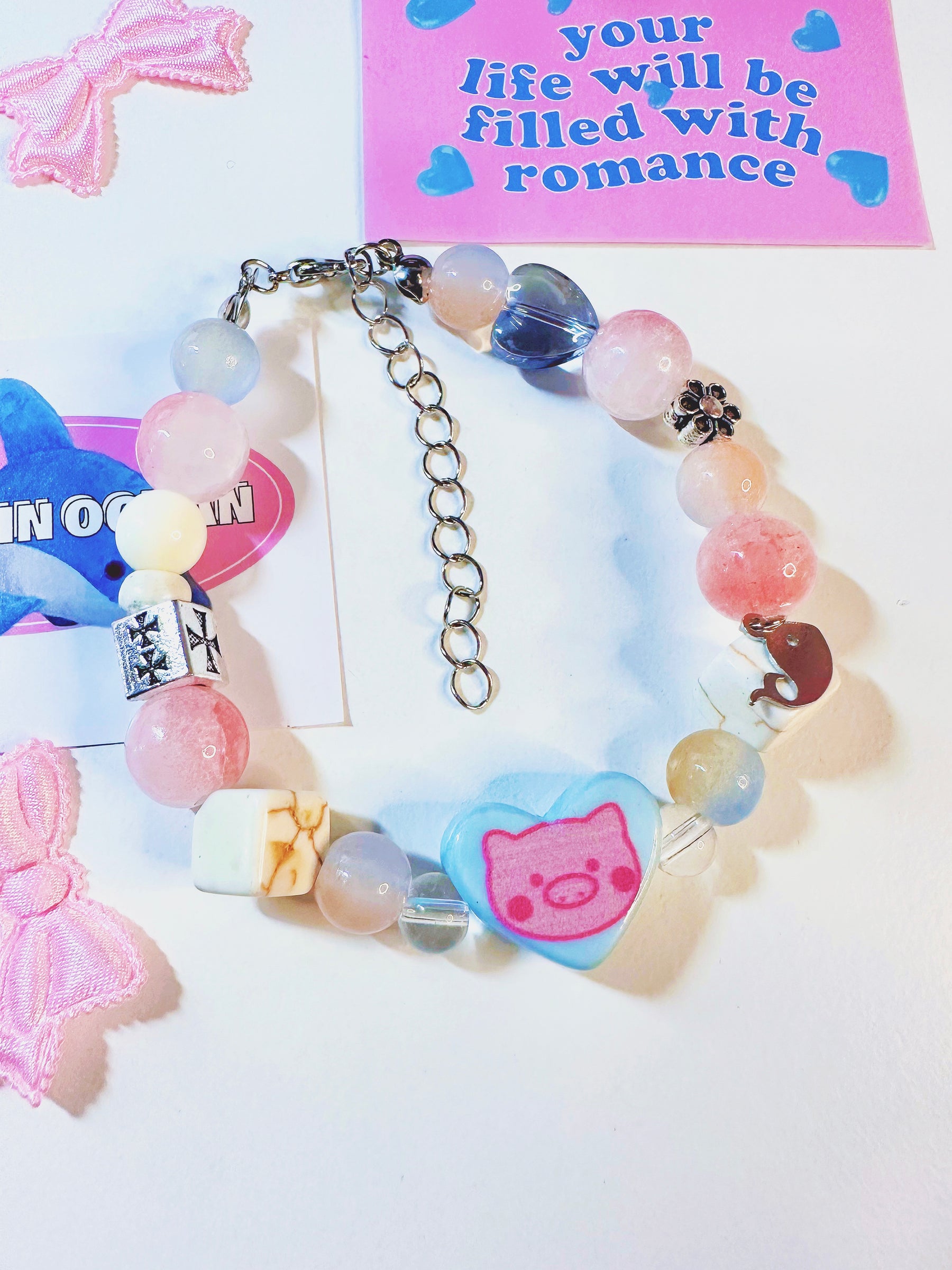 Ceramic Cute Pig Bracelet