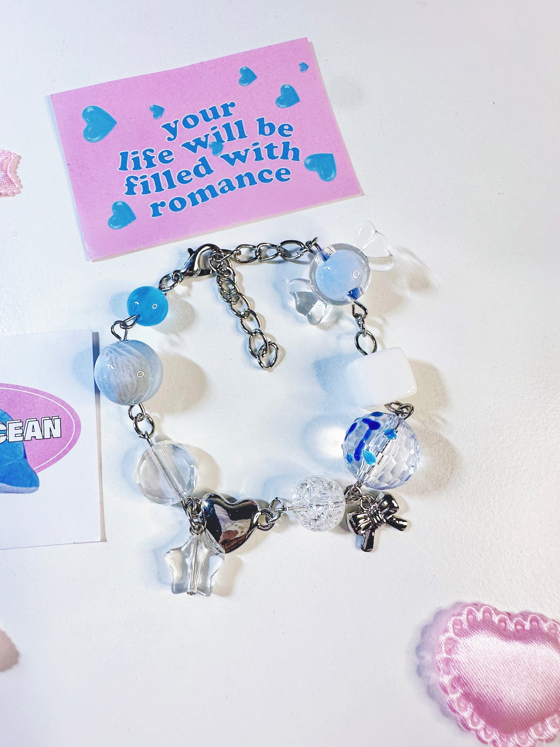 Glass Blue Bracelet