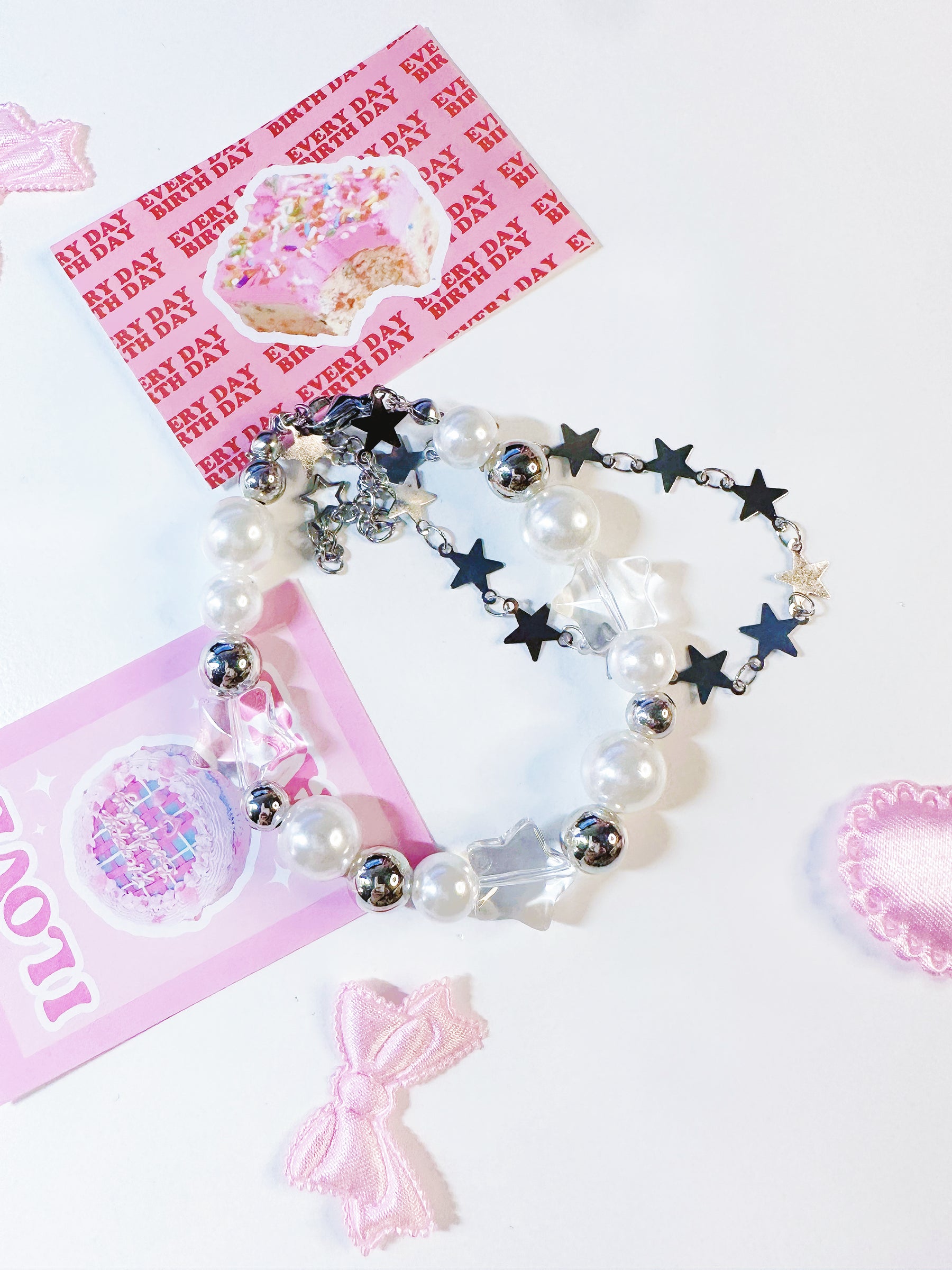 Double Layers Sliver Star Bracelet